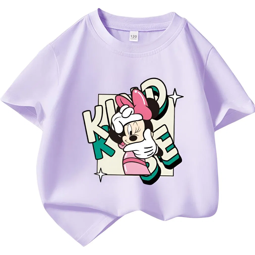 Футболка детская с принтом Disney Taro Purple