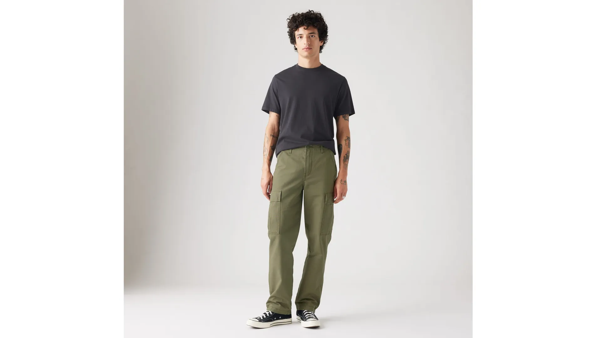 

Мужские брюки карго прямого кроя Levi's xx, зеленый