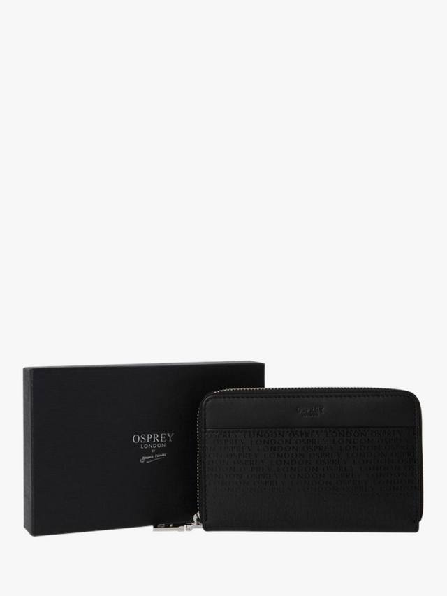 

Кожаный кошелек с тиснением OSPREY LONDON, Medium, Black