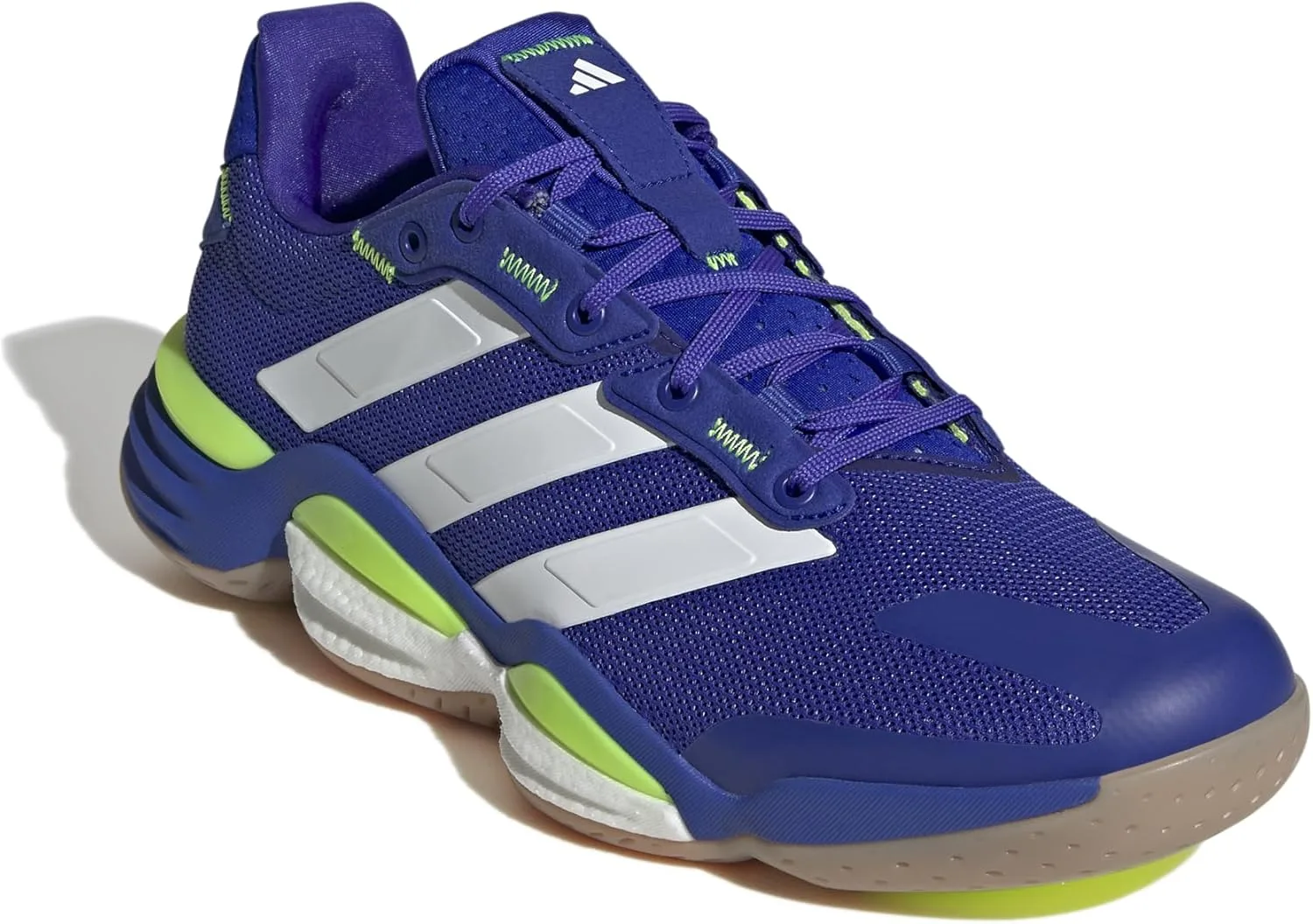 Мужские домашние кроссовки Adidas Stabil 16, белый/голубой — фото 3