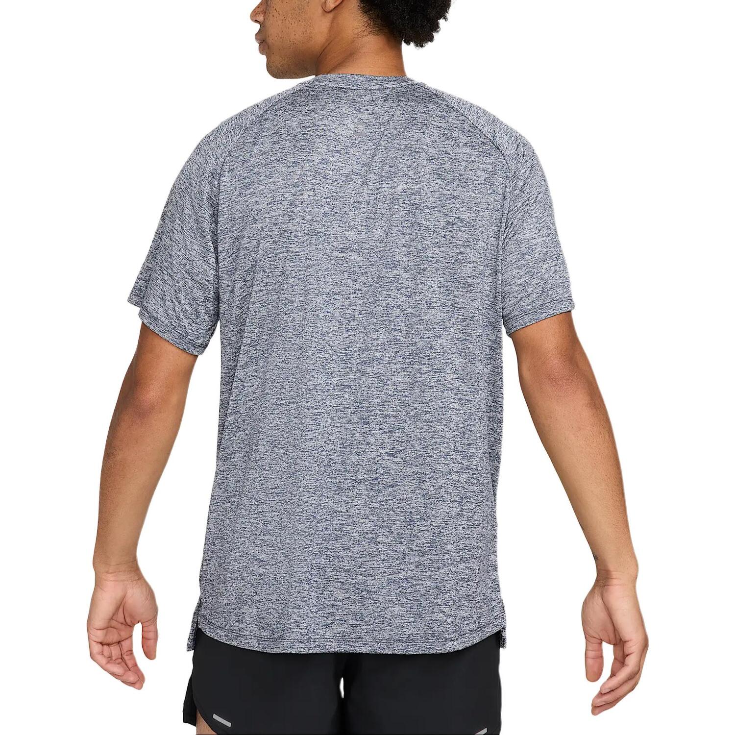 Мужская футболка для бега Stride Dri FIT Adv с короткими рукавами Nike, серый — фото 3