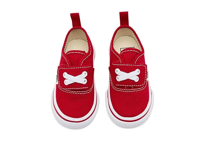 Кроссовки на эластичных шнурках Authentic Elastic V Vans Kids, Red — фото 3