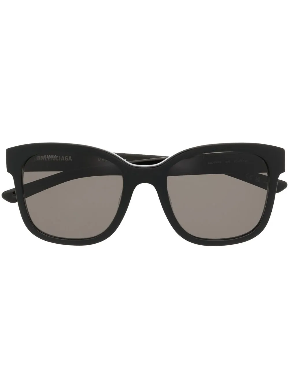 Солнцезащитные очки в квадратной оправе с логотипом Balenciaga Eyewear, черный