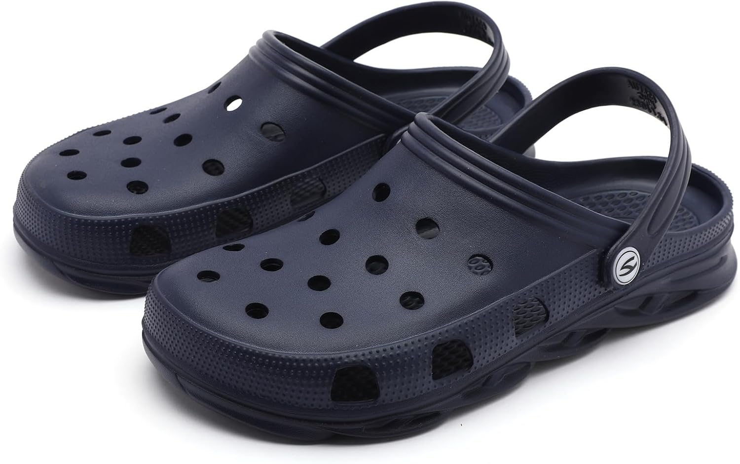 

Мужские классические сабо, дышащие, легкие, летние, для улицы, сада, пляжа, ЭВА, слипоны, прочные тапочки, водные сандалии для бассейна Asifn, синий