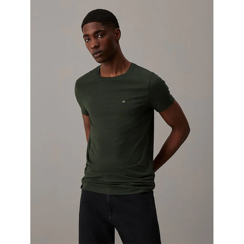 

Футболка Calvin Klein Stretch Slim Fit, зеленый