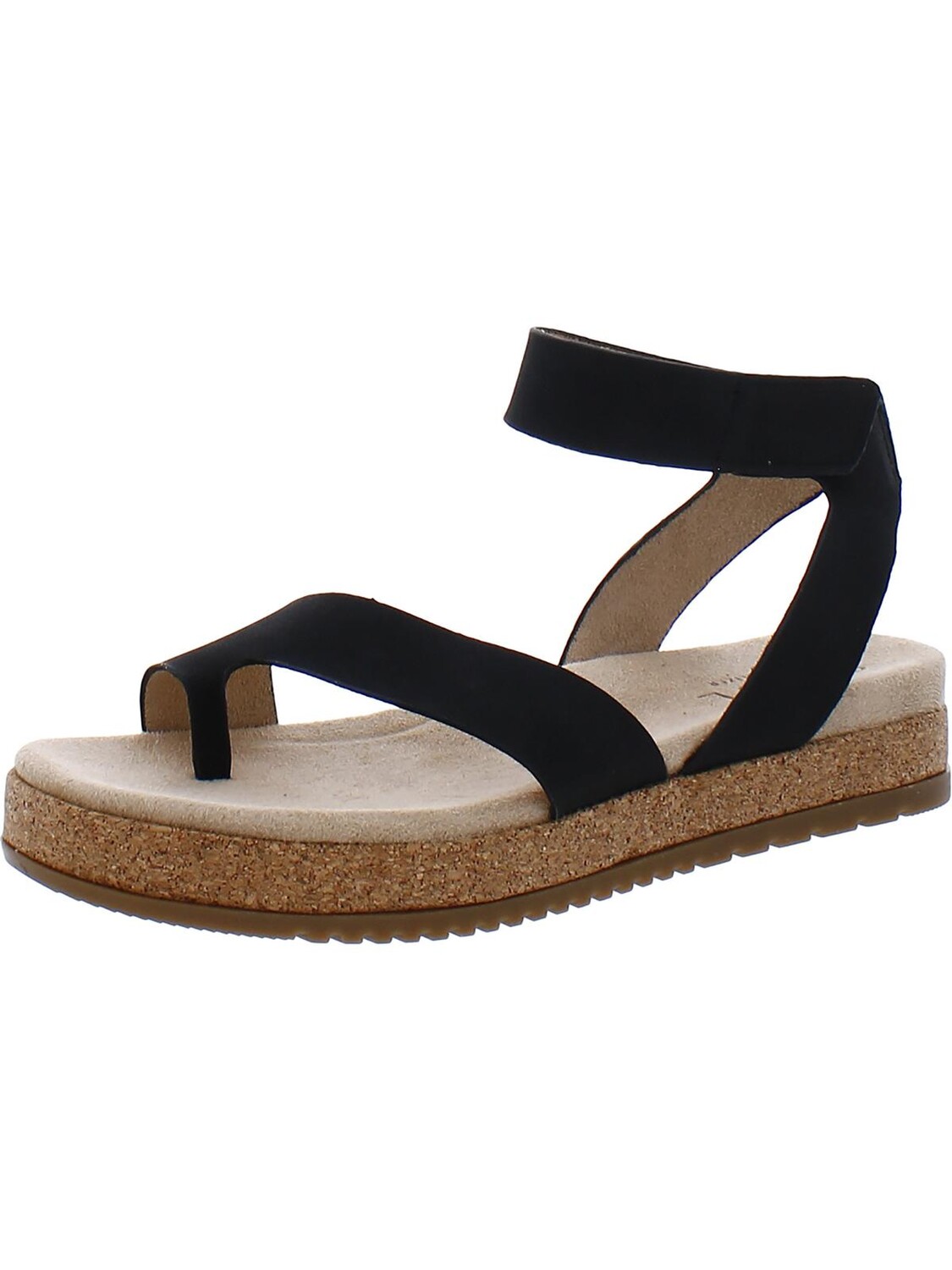 

Женские сандалии на платформе Divina из искусственной кожи с ремешком на щиколотке SOUL Naturalizer, цвет Black Nubuck