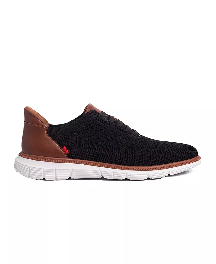Мужские оксфорды Edison Street с технологией Hands-Free Slip On легкая сетчатая ткань Marc Joseph New York, черный — фото 3