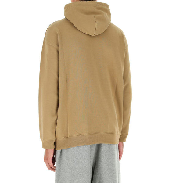 Толстовка logo embroidered hoodie 'khaki' Balenciaga, хаки — фото 4