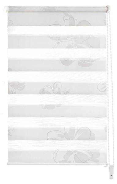 

Рулонные шторы GARESA Klemmfix, 85x150x6 см цвет weißer stoff mit taupefarbenen blumen