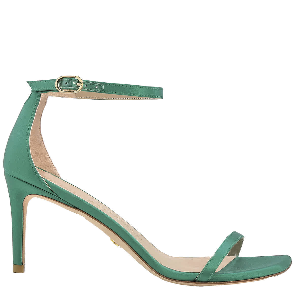 Stuart Weitzman Ladies Kelly Green Nudistcurve 75 Sandals
