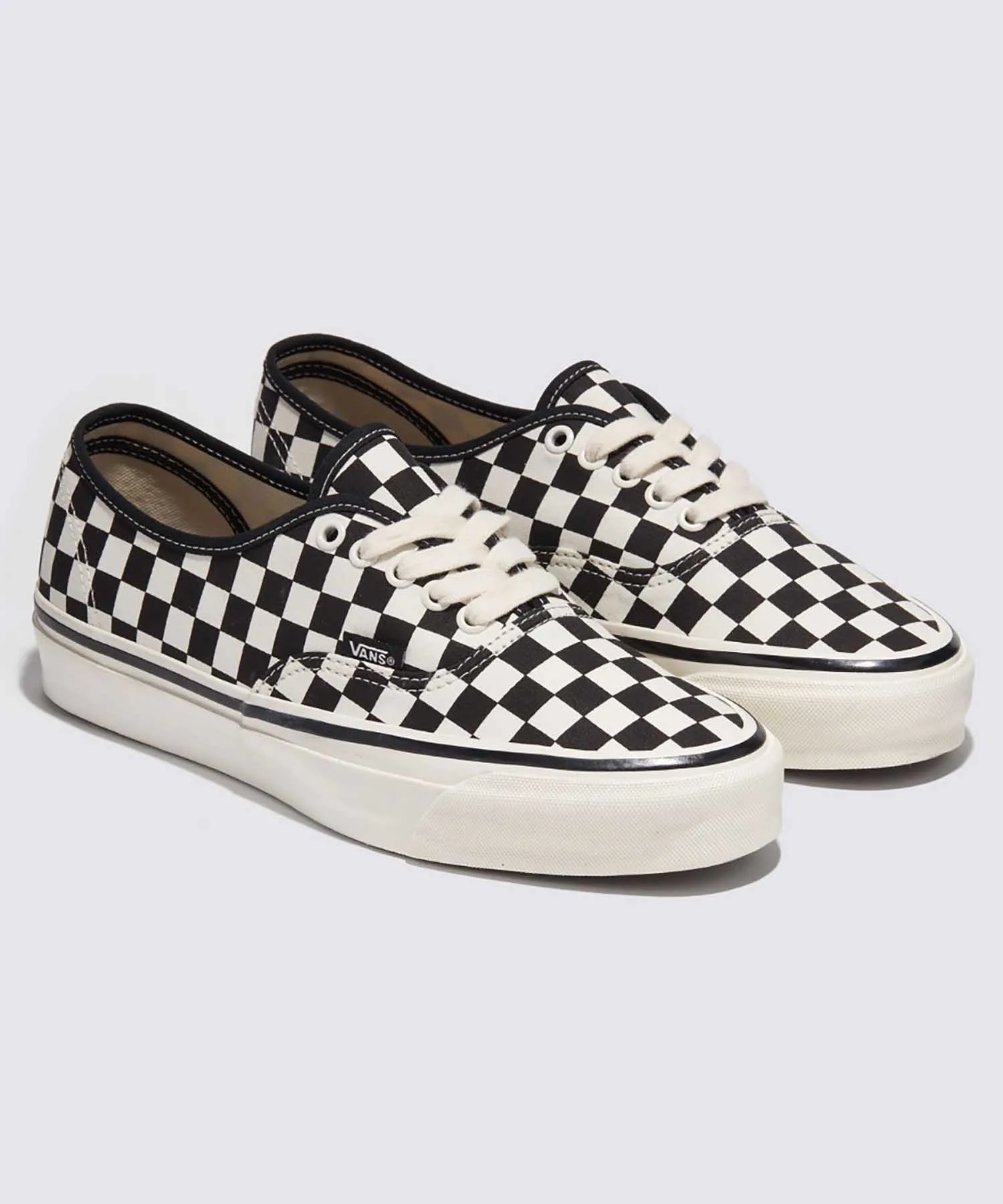 Кроссовки VANS Authentic Reissue 44 CHECKERBOARD MTE чёрно-белые — фото 2