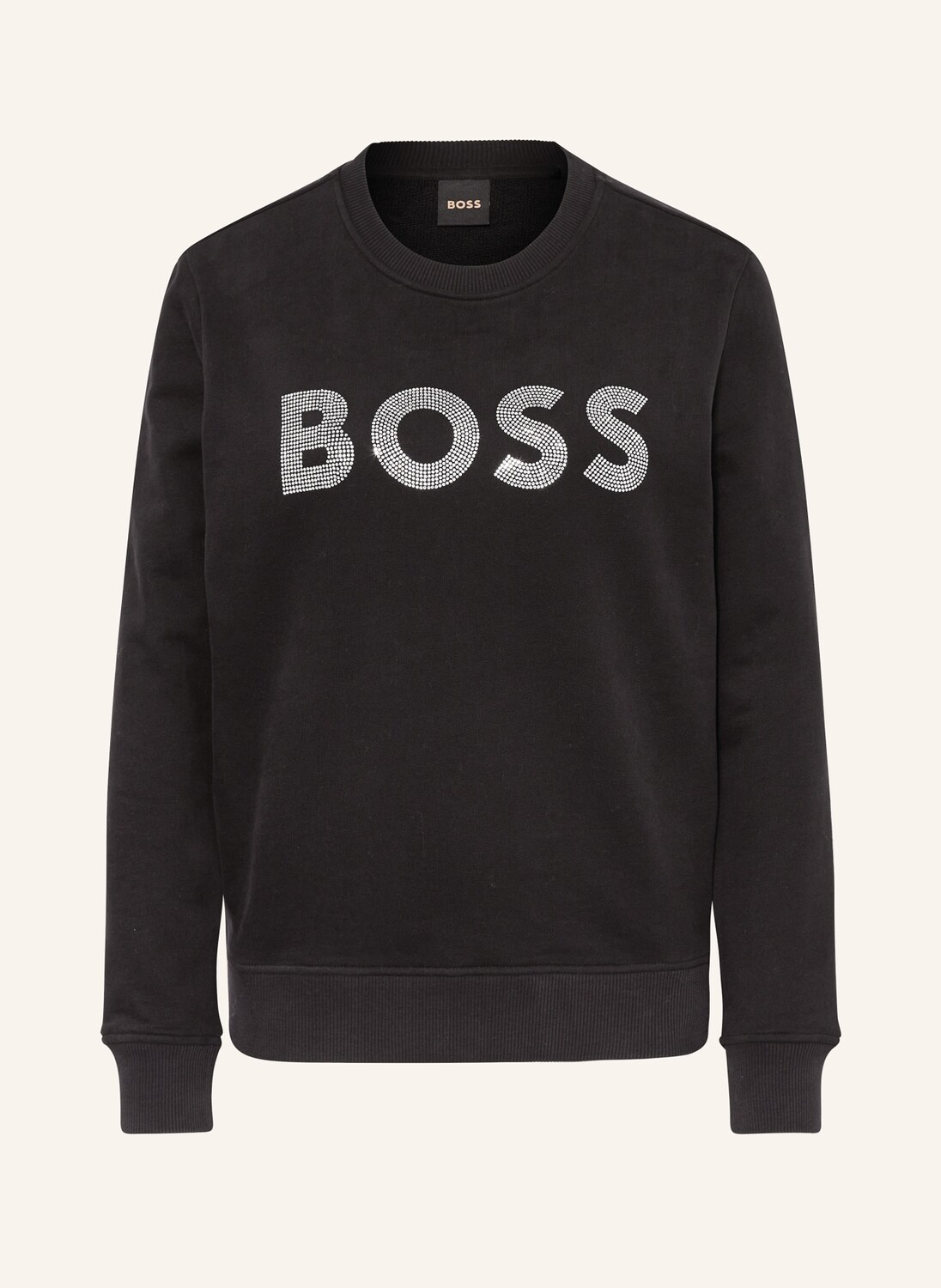 

Толстовка ebossa с драгоценными камнями BOSS, черный