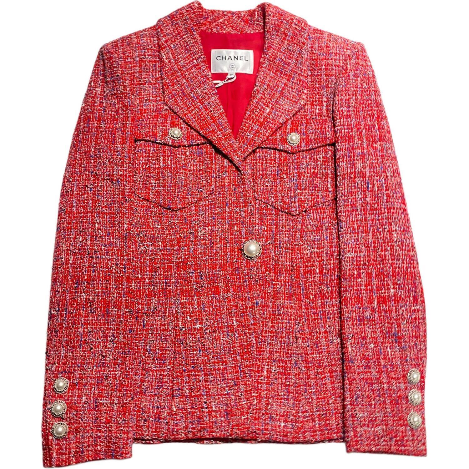 

CHANEL Куртка 19P женская красная, Red