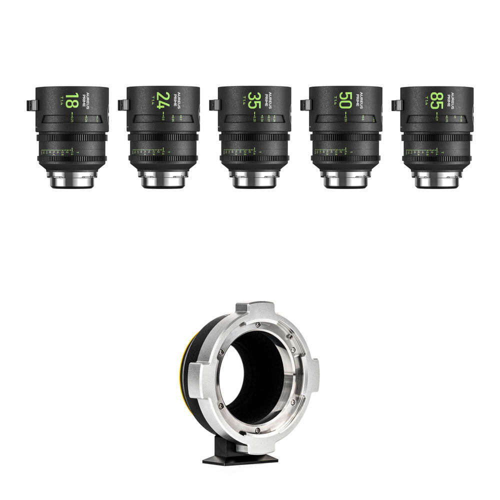 

Кинообъектив NiSi AUREUS PRIME T1.4 5-Lens Kit with PL-to-Z-Mount Adapter