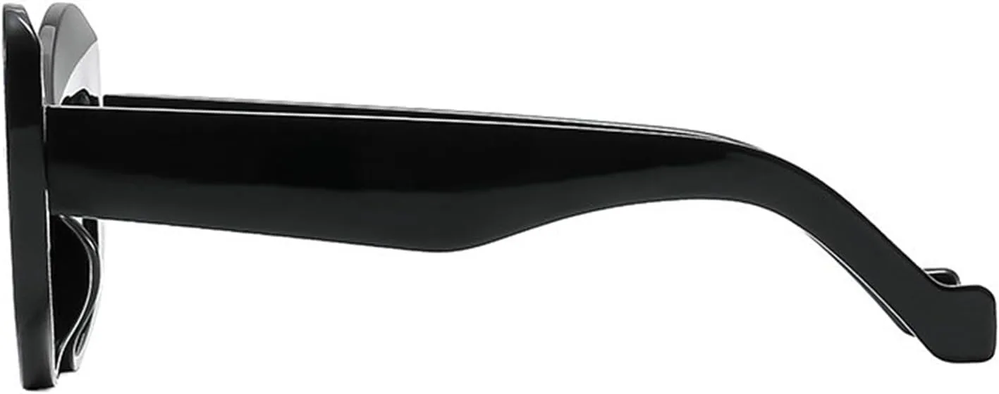 

Солнцезащитные очки Helena Oversized для женщин, модные овальные футуристические солнцезащитные очки, прямоугольные солнцезащитные очки, очки для зрения S65, Black