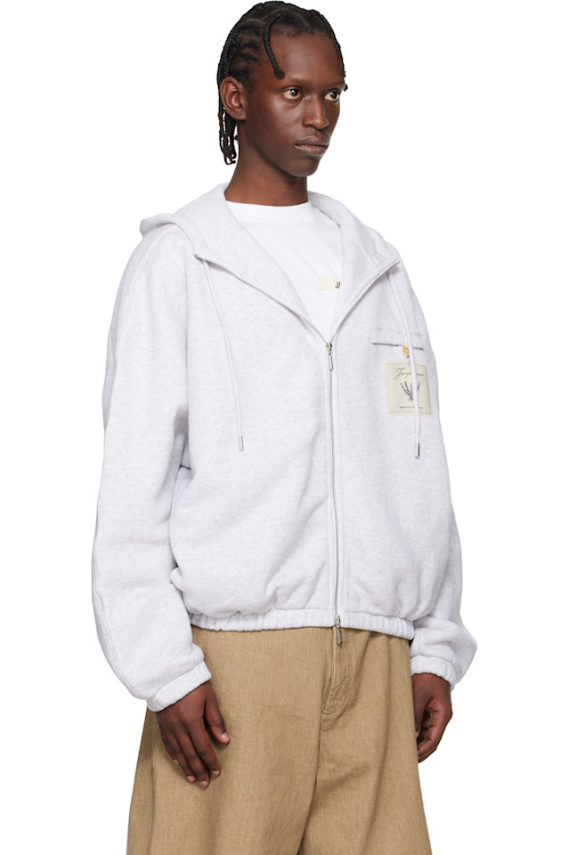 Толстовка Gray 'the torneo' Jacquemus, Rosemary Label Grey — фото 2