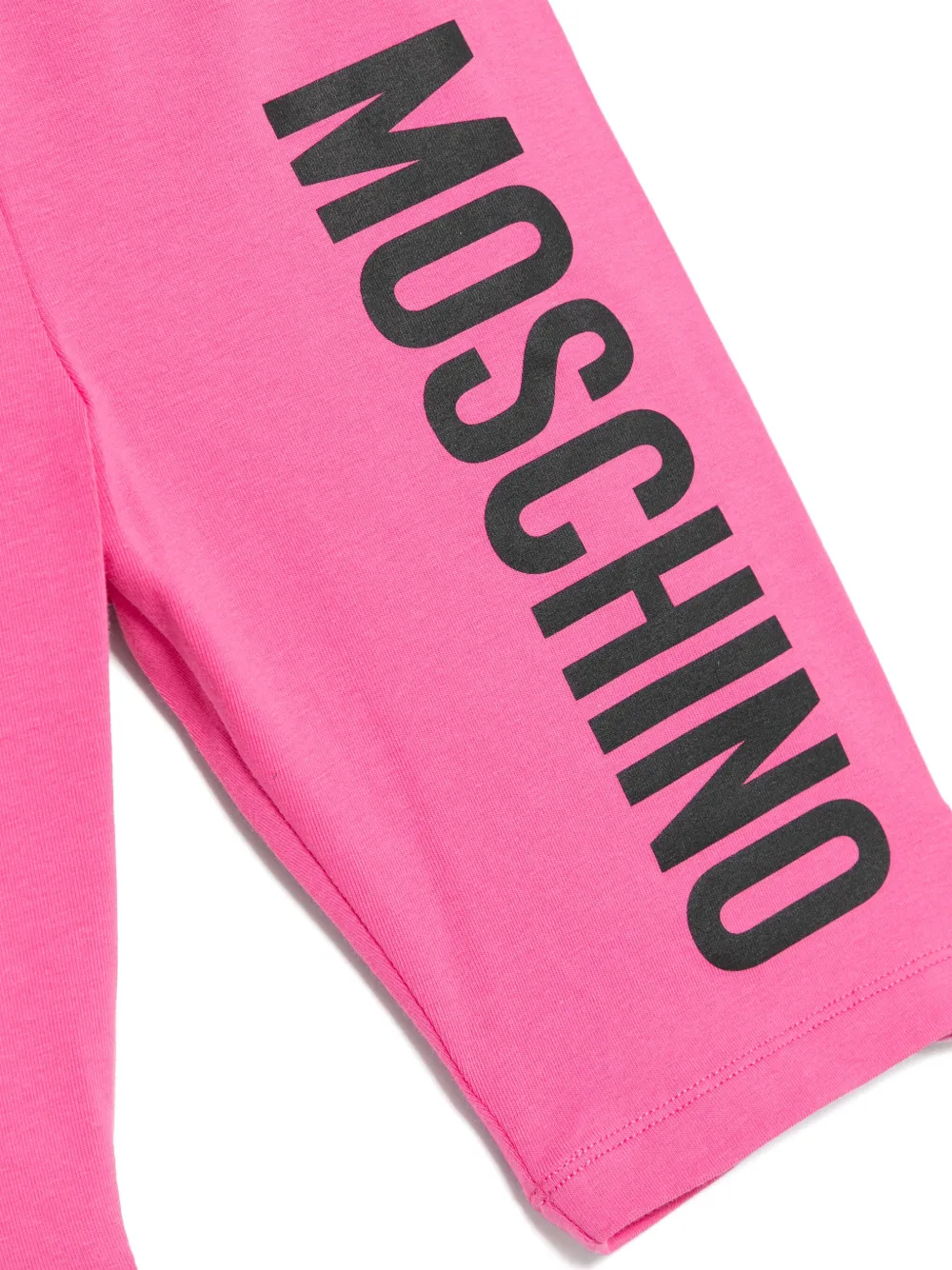 Шорты с логотипом Moschino Kids, розовый — фото 3