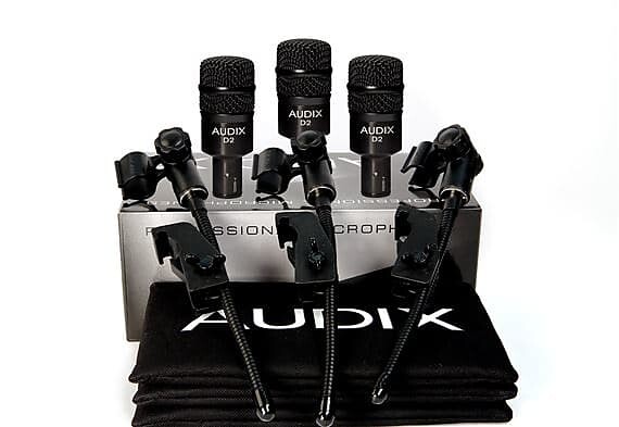

Комплект микрофонов Audix D2 Trio with DVICE Mounts