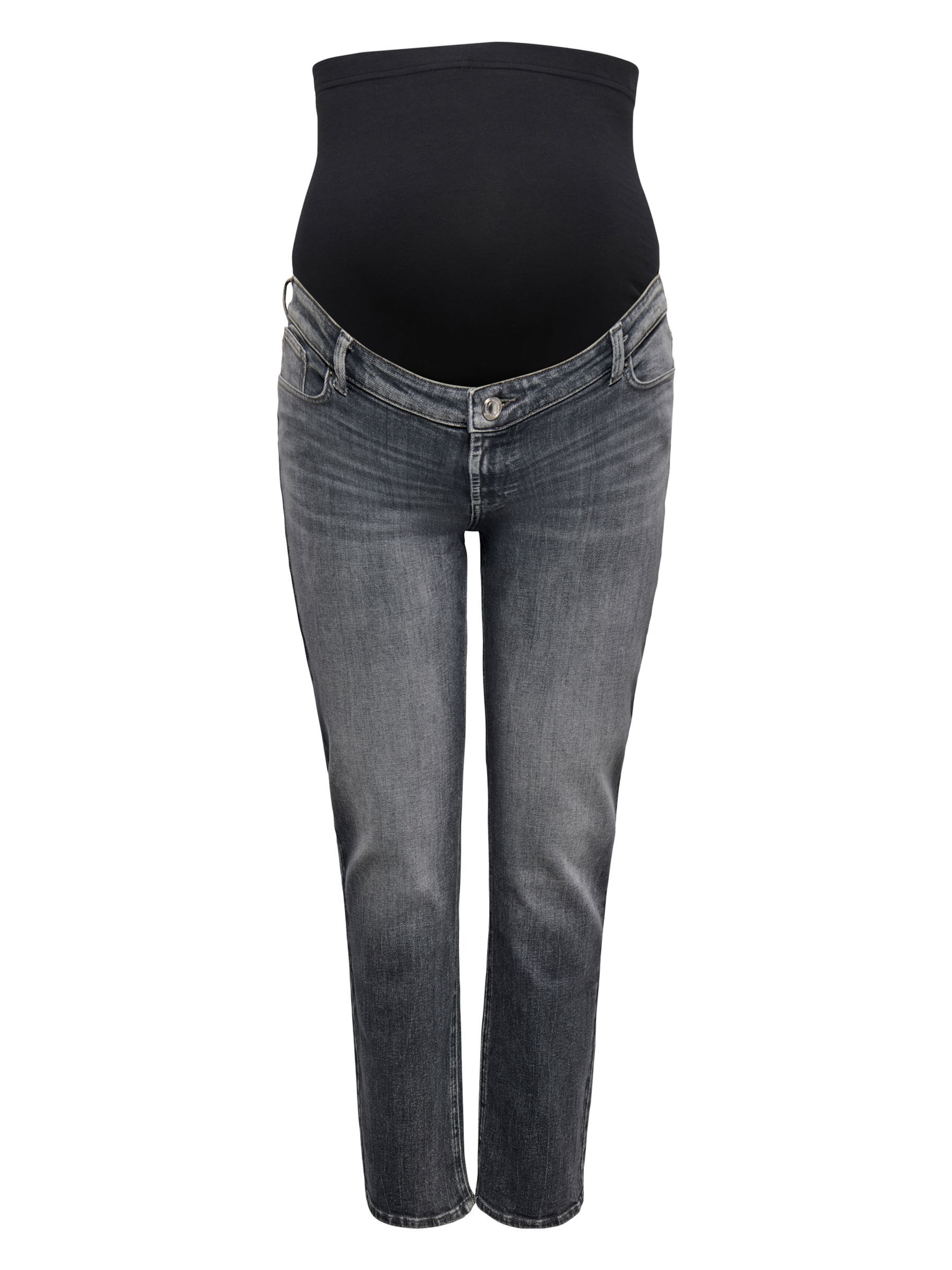 

Only Maternity Джинсы 'OLMRiley' скинни в темно-сером цвете