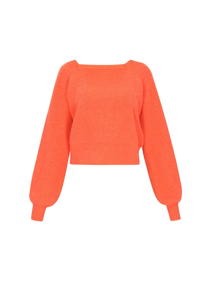 

Женский свитер оранжевого цвета IZIA