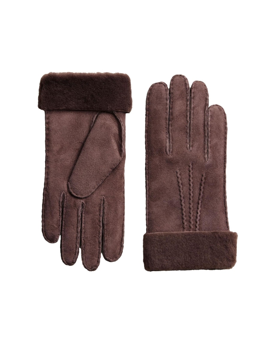 

Перчатки с закрытыми пальцами Next, шоколадный