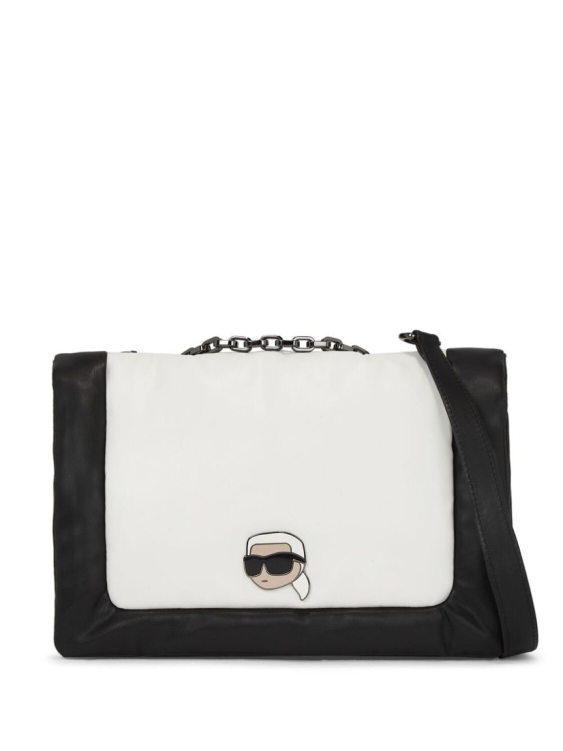 

Karl Lagerfeld дутая сумка на плечо Ikonik 2.0, белый