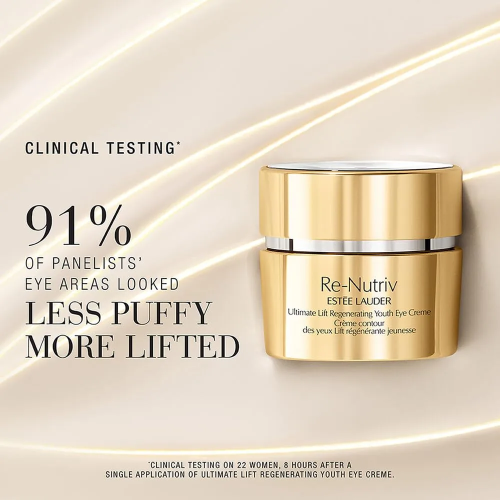 Крем для кожи вокруг глаз Estée Lauder Re-Nutriv Ultimate Lift Regenerating Youth Under Eye Cream, 0,5 жидких унций — фото 2