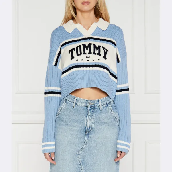 

Укороченный свитер Tommy Hilfiger, синий