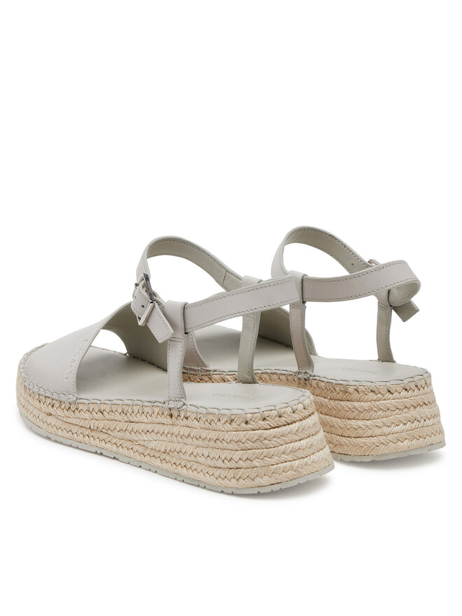 Эспадрильи Wedge Rope Sandal Lth Hw0Hw02546 Calvin Klein, белый — фото 3