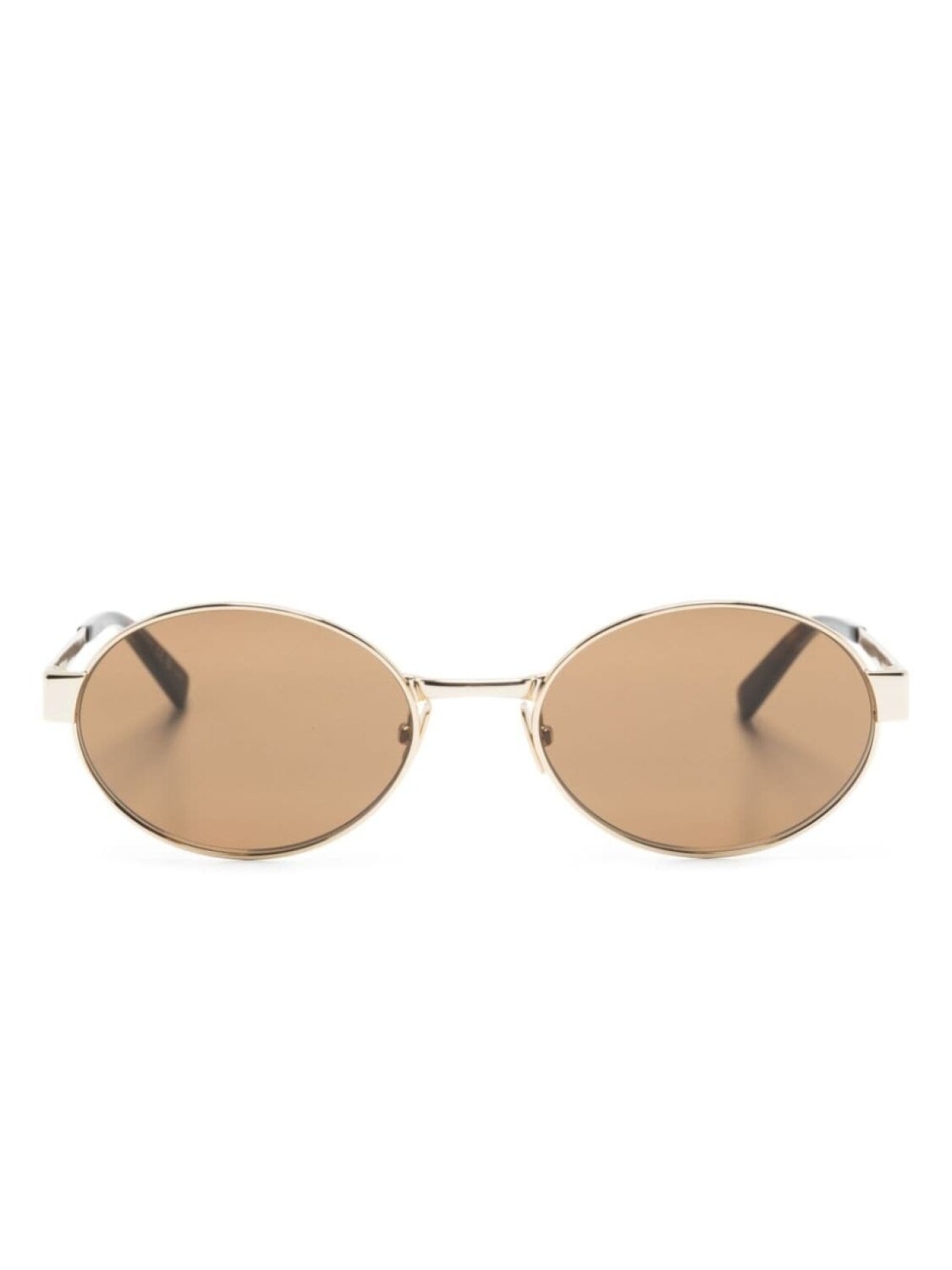 

Saint Laurent Eyewear солнцезащитные очки 692 в овальной оправе, коричневый