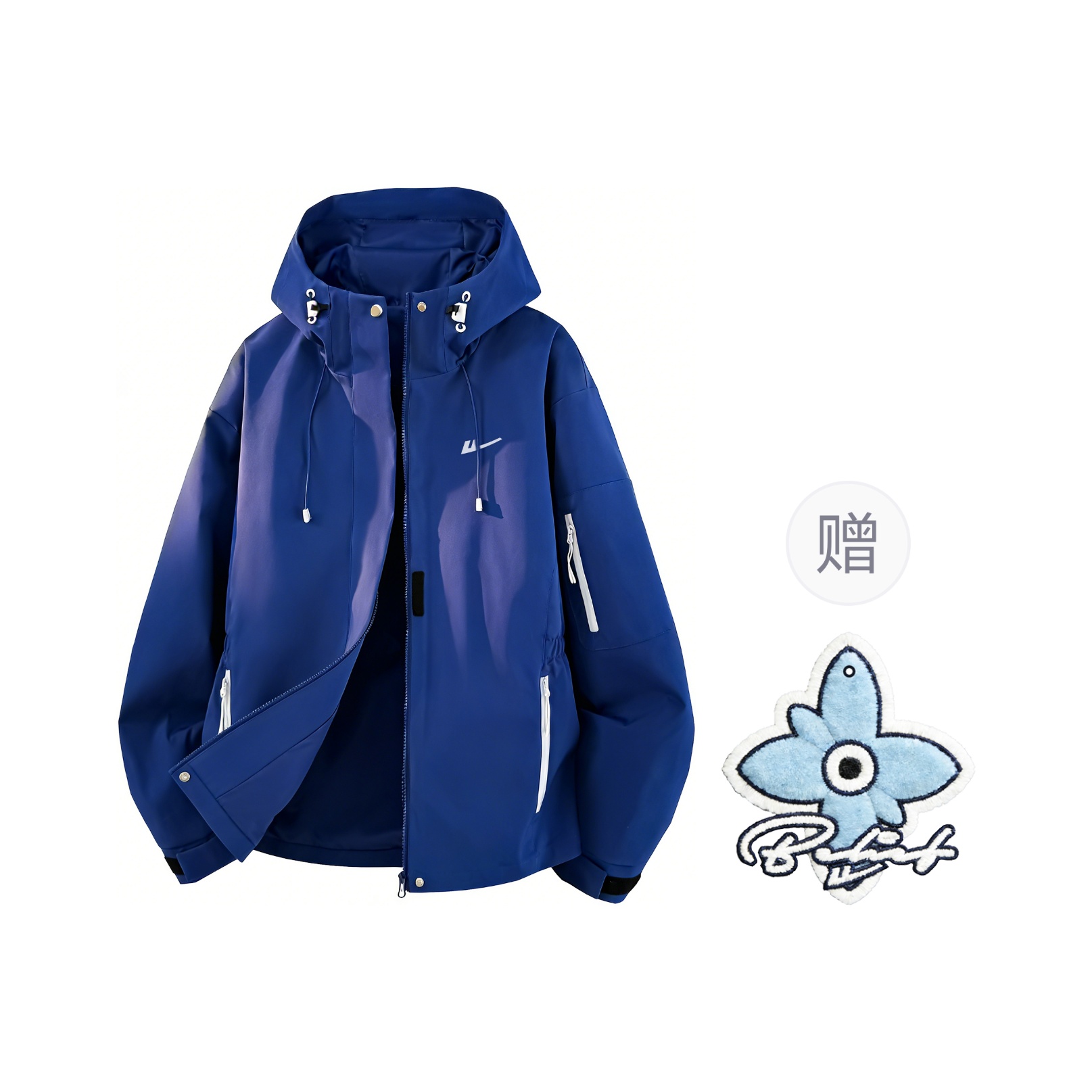 

Куртка женская с капюшоном Moderate Others WARRIOR, синий[free badge+scented sachet charm]