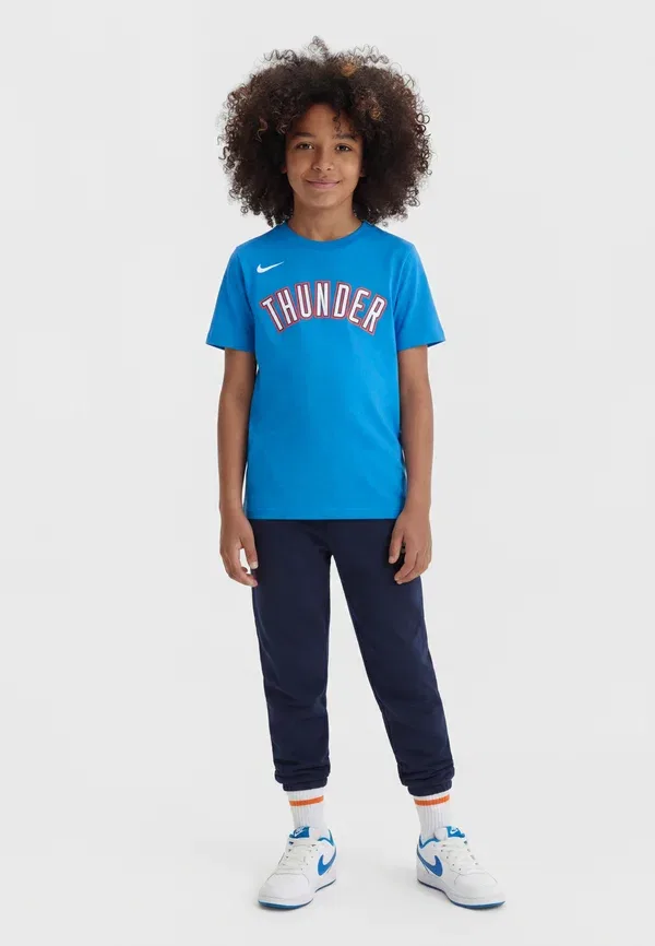 Футболка Nike Performance NBA Oklahoma City Thunder Shai Gilgeous Alexander Tee Icon Sports, сигнальный синий