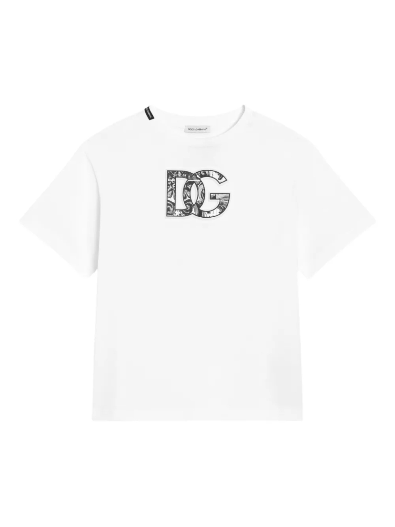 

Dolce & Gabbana Kids футболка из джерси с логотипом DG, белый