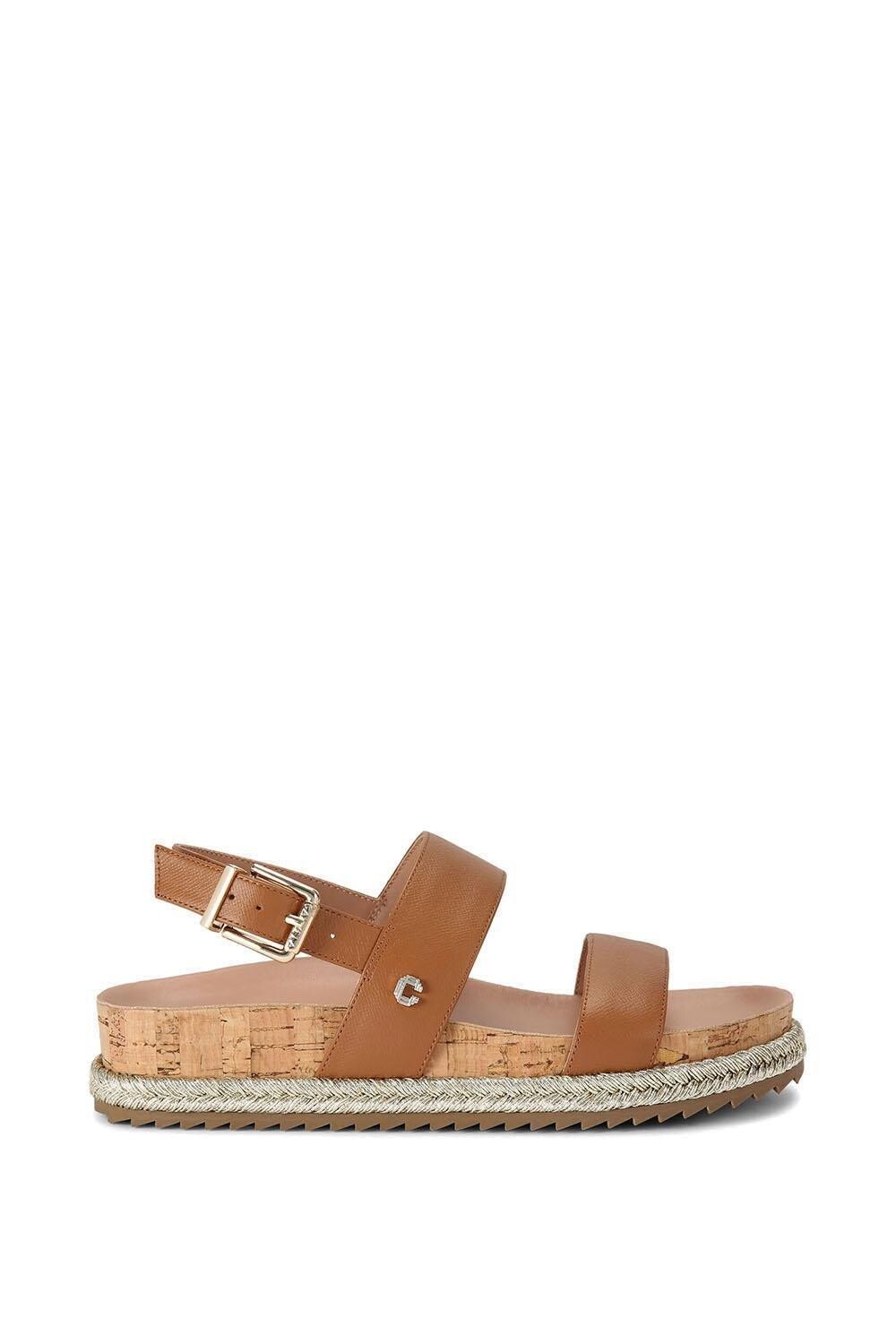 

Кожаные сандалии Gala Flatform Carvela, коричневый