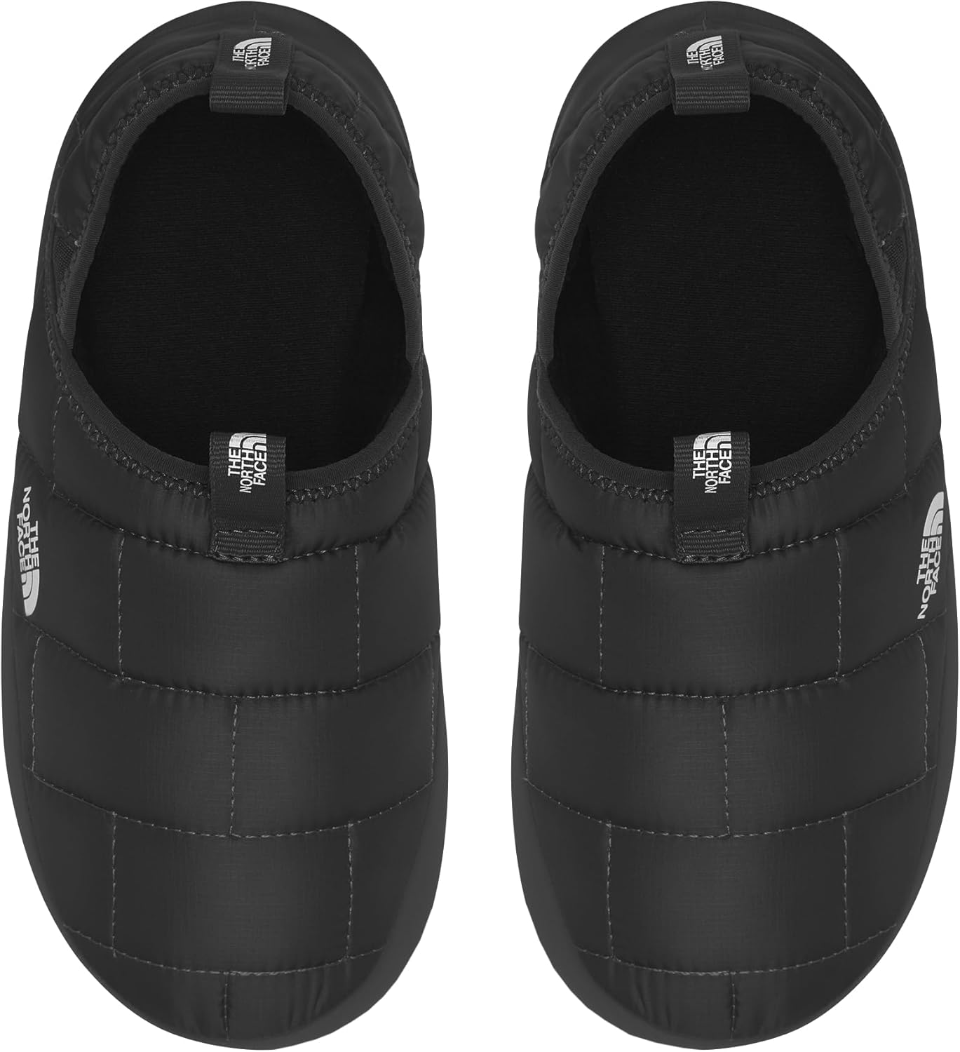Детские утепленные кроссовки North Face Thermoball Insulated Traction Mule II The North Face, белый/черный — фото 2
