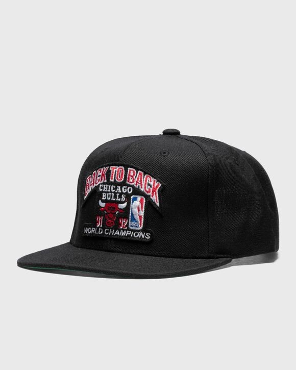 

Бейсболка Mitchell & Ness Nba Back To Back Snapback Cap Hwc Chicago Bulls Champs 1991-92, черный