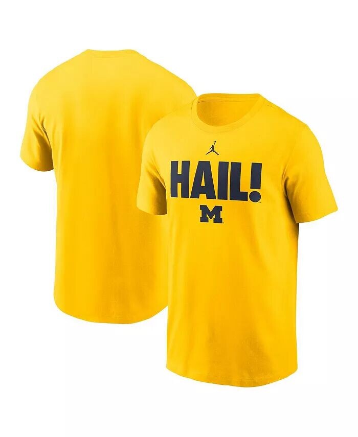 

Футболка мужская с надписью «Maize Michigan Wolverines Local Ultimate Chant» Jordan