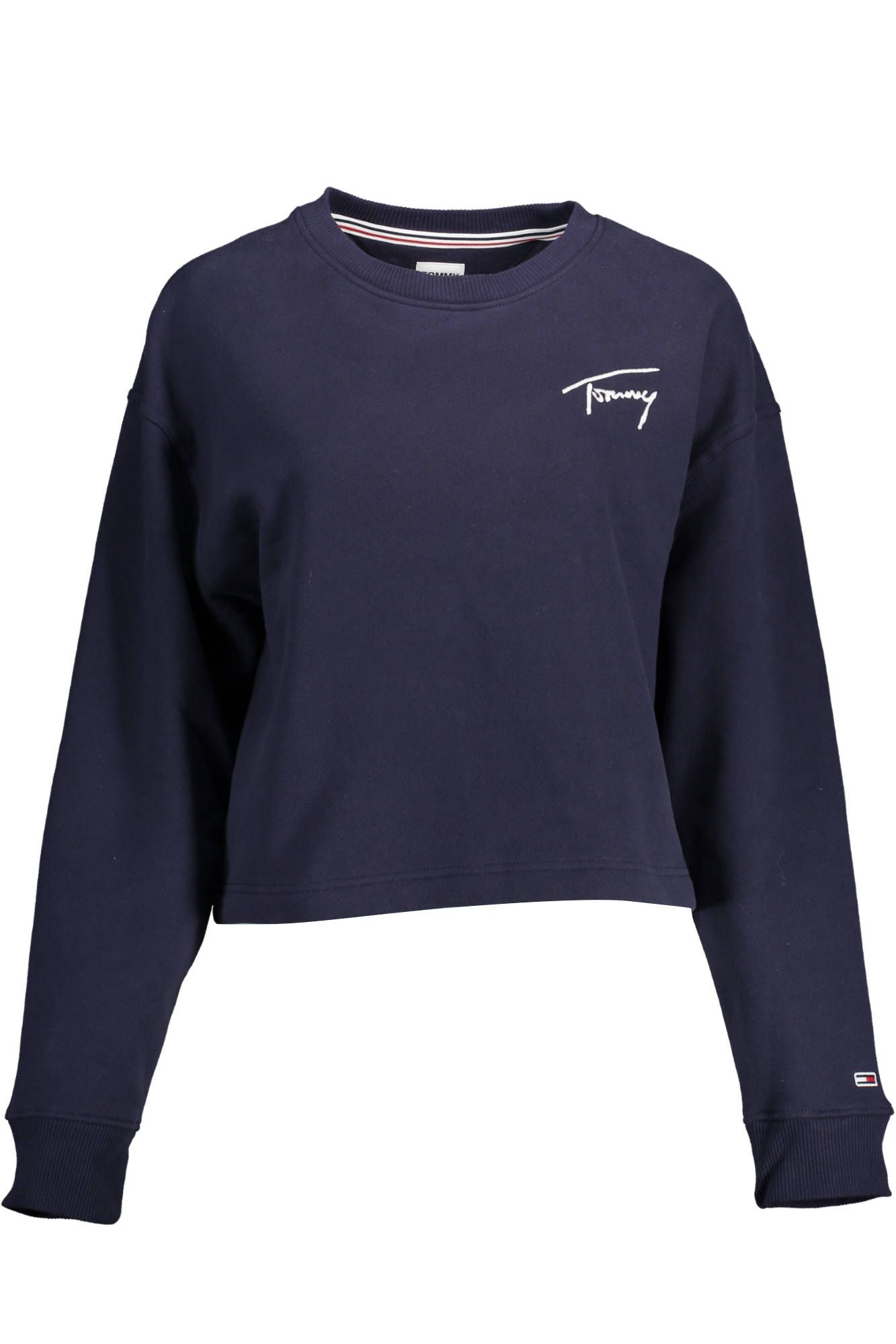 

Синий хлопковый женский свитер Tommy Hilfiger