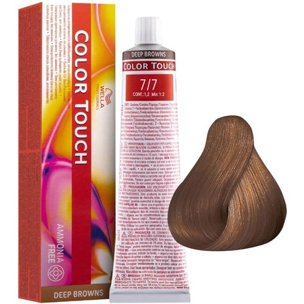 

Color Touch Deep Brown — 60 мл 7/7 Средний блондин-коричневый, Wella