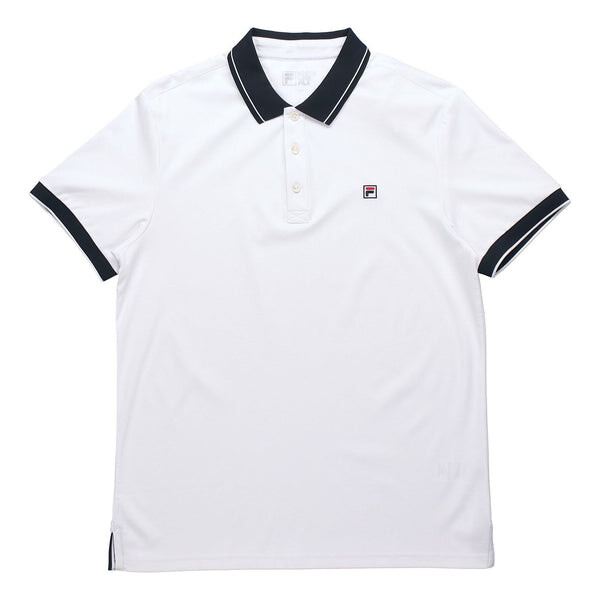 

Футболка business casual short sleeve polo white Fila, белый