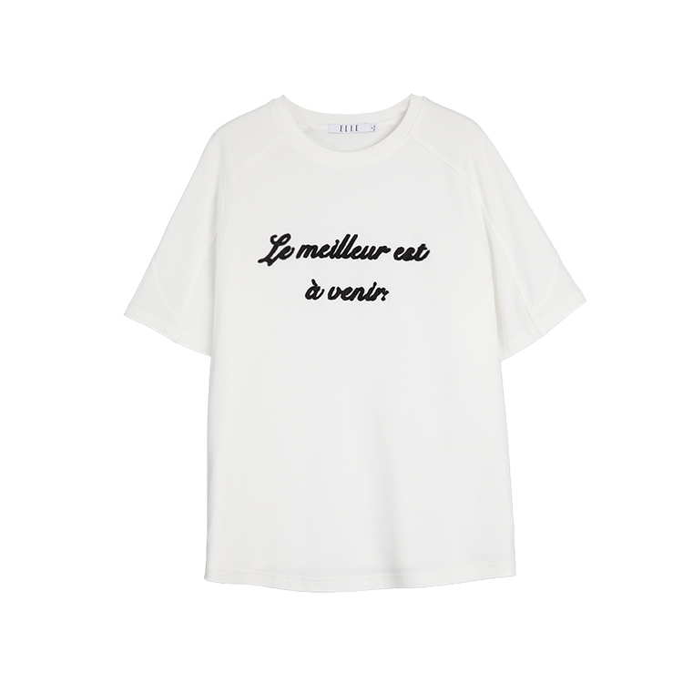 

Футболка Women's Crew Neck Moderate Straight Fit ELLE, белый