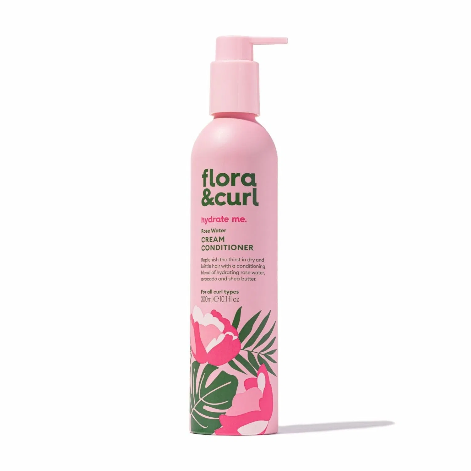 Крем-кондиционер Flora & Curl Rose Water & Honey для вьющихся волос, 300 мл ‎Flora & Curl