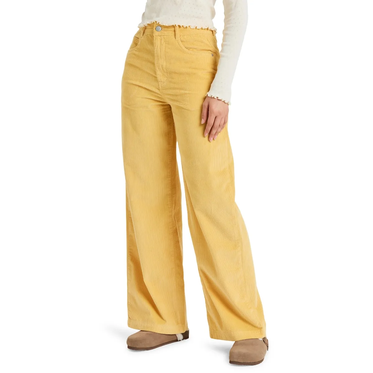 

Женские брюки Surf On Cloud Cord Roxy, желтый