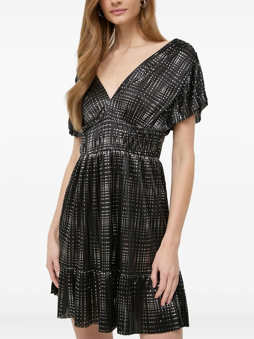 

Мини-платье с V-образным вырезом Liu Jo, черный