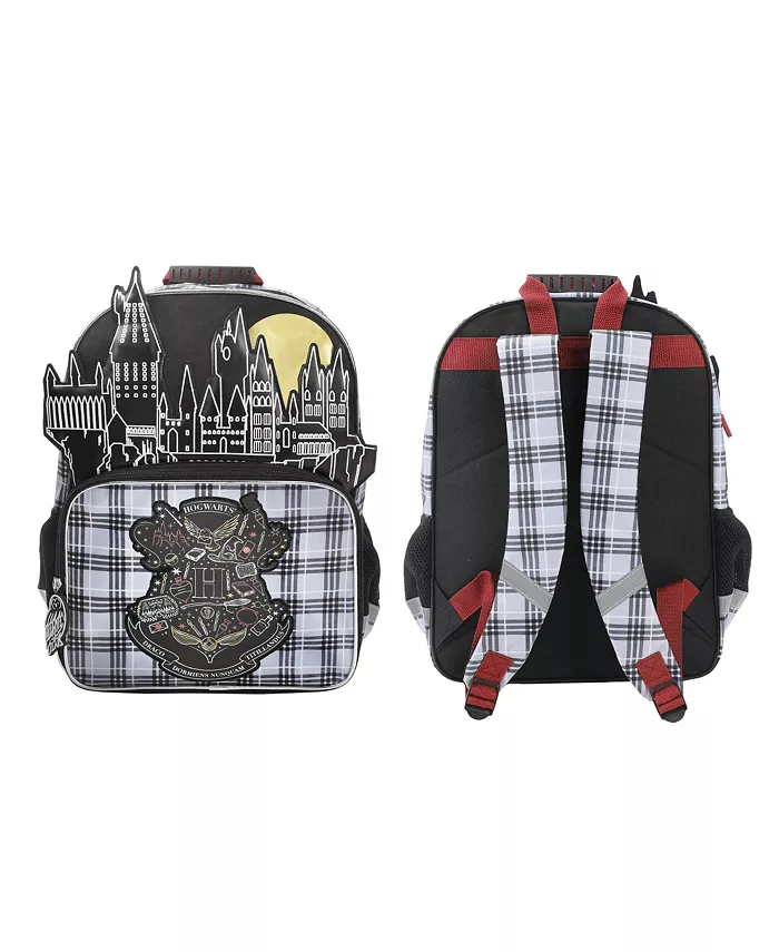 

Детский рюкзак Hogwarts Tartan Crest 16" для школы и путешествий Harry Potter, черный