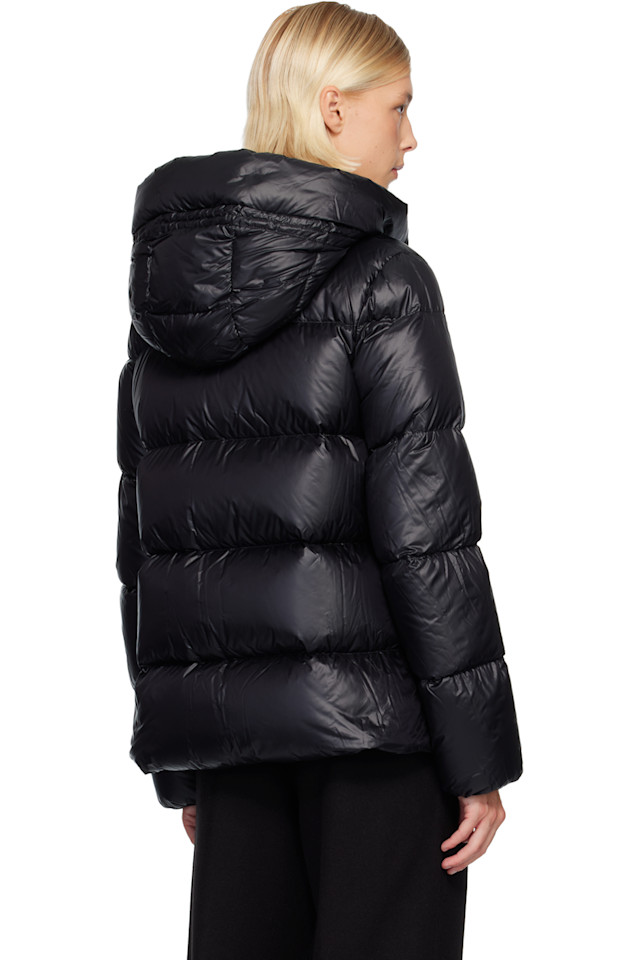 Пуховая куртка с капюшоном Serittes Moncler, черный — фото 3