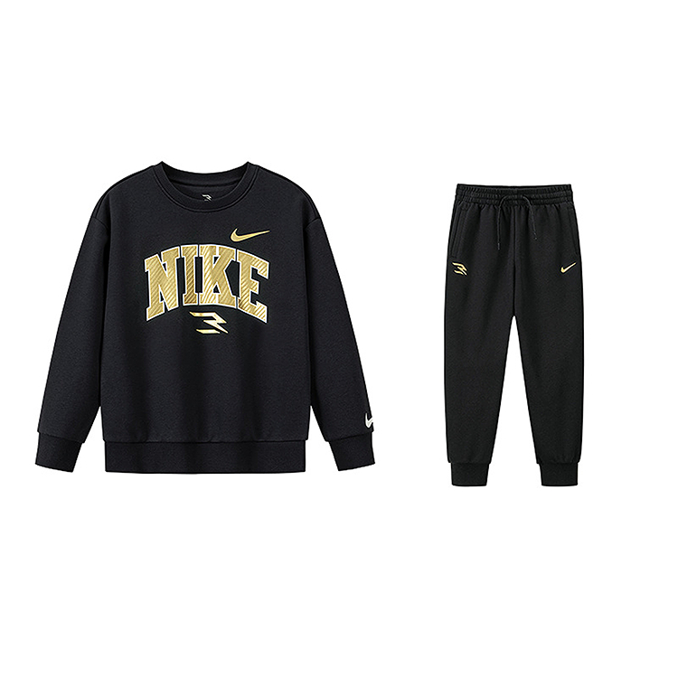 Детский спортивный комплект Casual Sportswear 2 Piece Set Nike, фиолетовый — фото 4