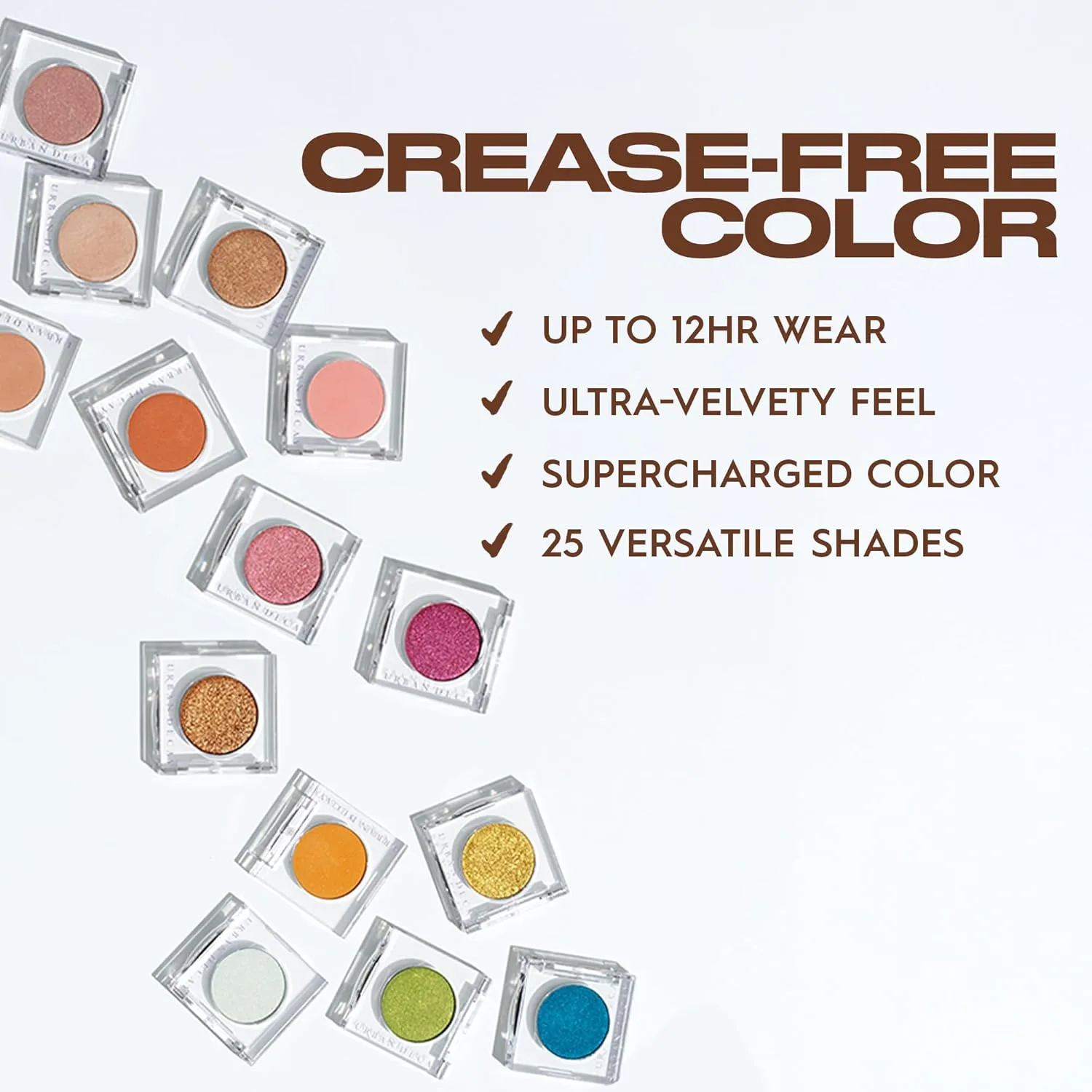 Компактные тени для век Urban Decay 24/7 Longwear, стойкие, с шиммером, глубокий коричневый с фиолетовым отливом — фото 4