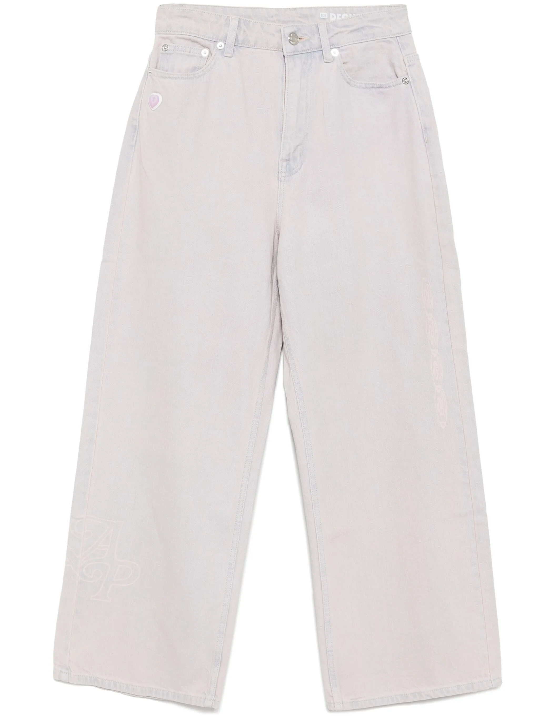 

Джинсы с нашивкой-логотипом Aape By A Bathing Ape, фиолетовый