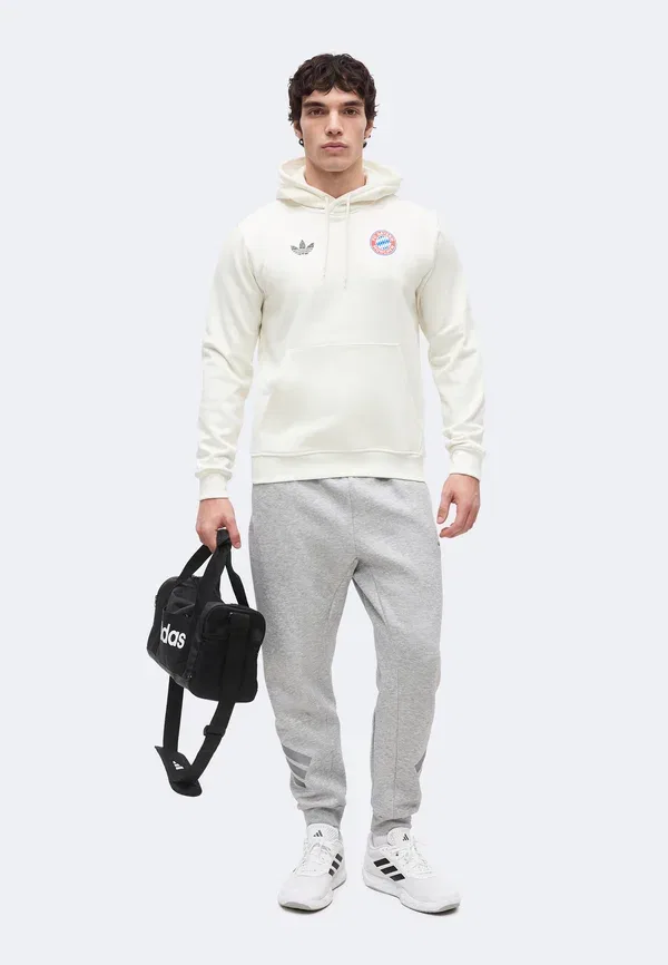 Толстовка с капюшоном Adidas Originals FC Bayern Muenchen Graphic Hoodie Club Wear, основной белый — фото 2